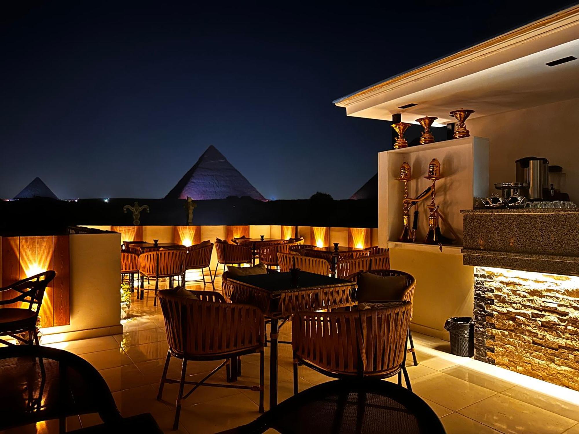 Pyramids On The Spot View Hotel Kafrat al Jabal Luaran gambar