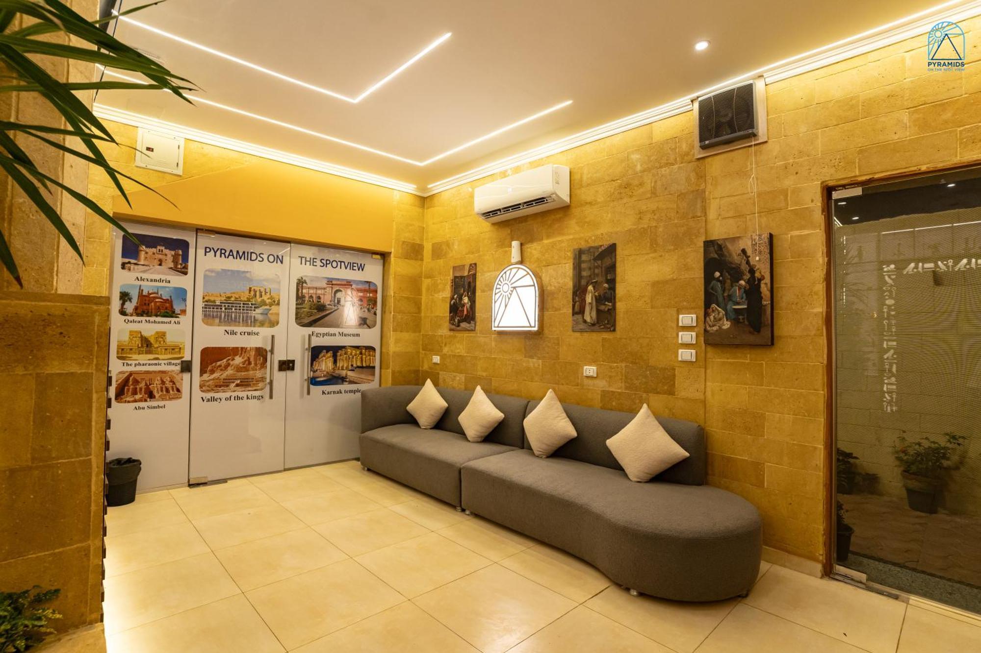 Pyramids On The Spot View Hotel Kafrat al Jabal Luaran gambar