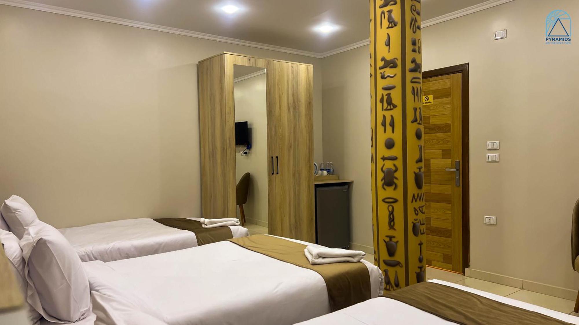 Pyramids On The Spot View Hotel Kafrat al Jabal Luaran gambar