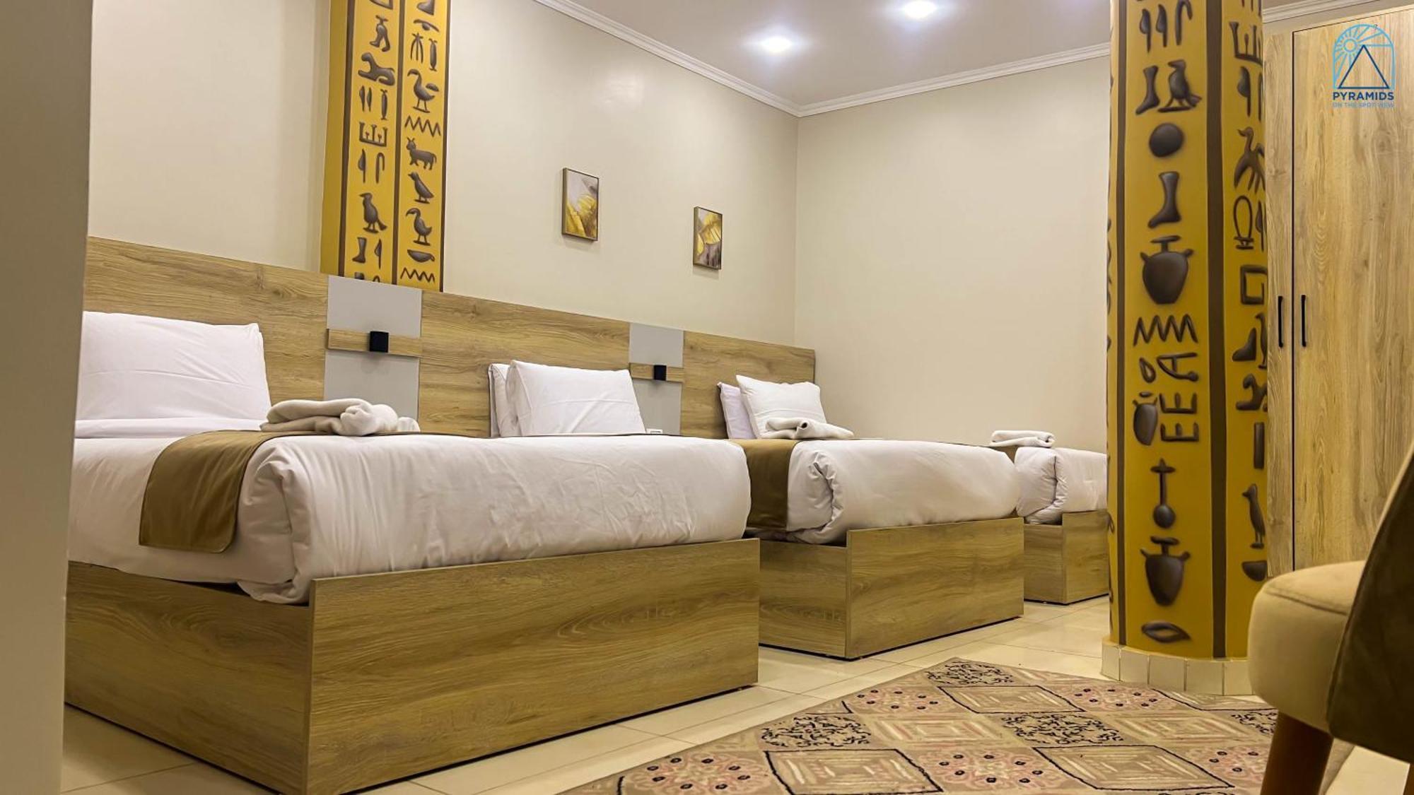 Pyramids On The Spot View Hotel Kafrat al Jabal Luaran gambar