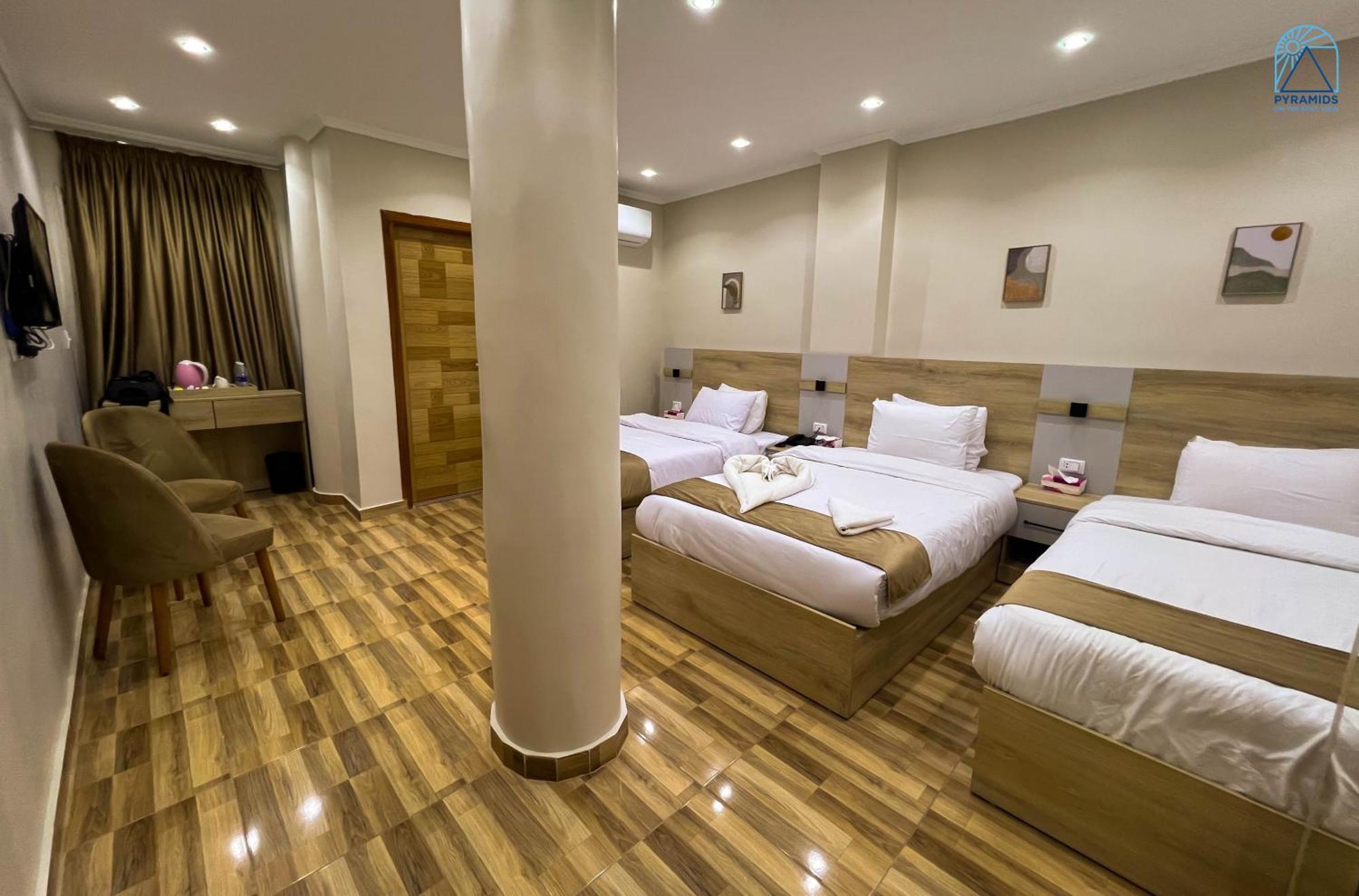Pyramids On The Spot View Hotel Kafrat al Jabal Luaran gambar